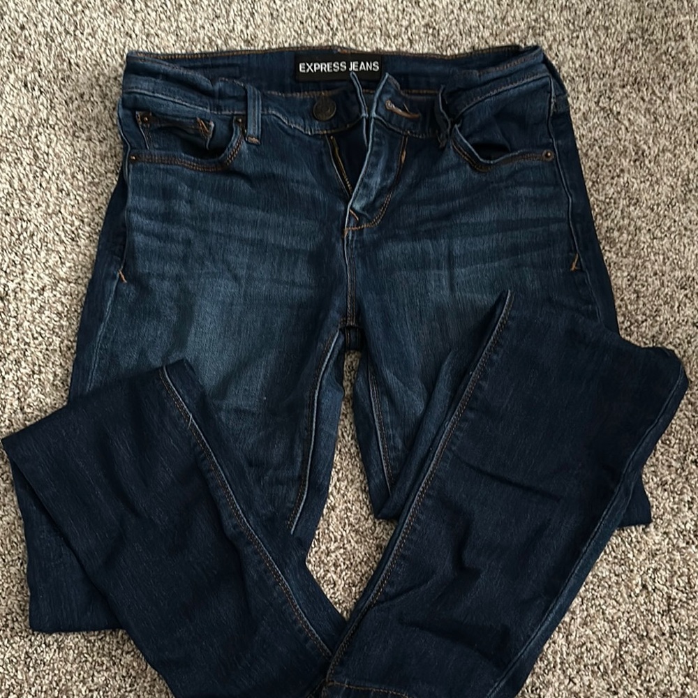 Express Women's Blue Jeans